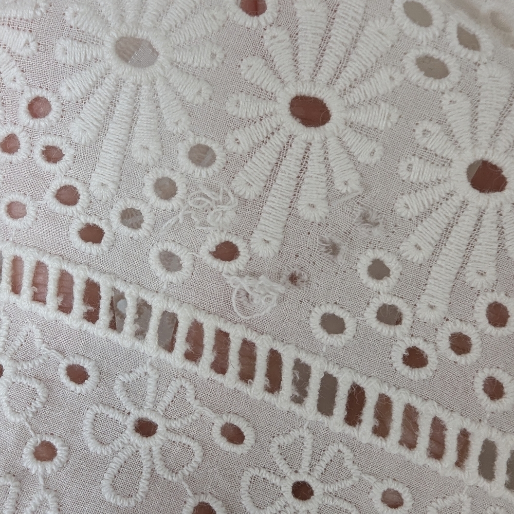 Cartolina Nantucket Ophelia White Eyelet Lace Dress Size Small - Picture 12 of 13